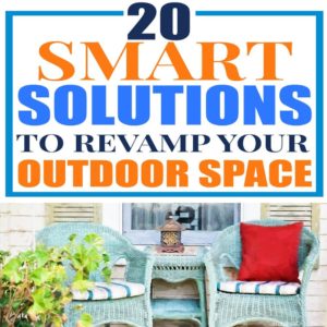 20 Ways to Revitalize Your Outdoor Space for Spring, clean my outdoor space, redo my porch, remodel my porch, stage outdoors, revamp my porch, revamp my garage
