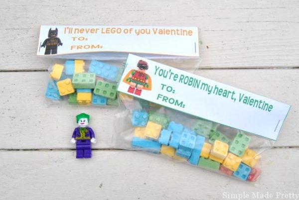 Free Printable Lego Batman Valentine Treat Toppers - Simple Made Pretty
