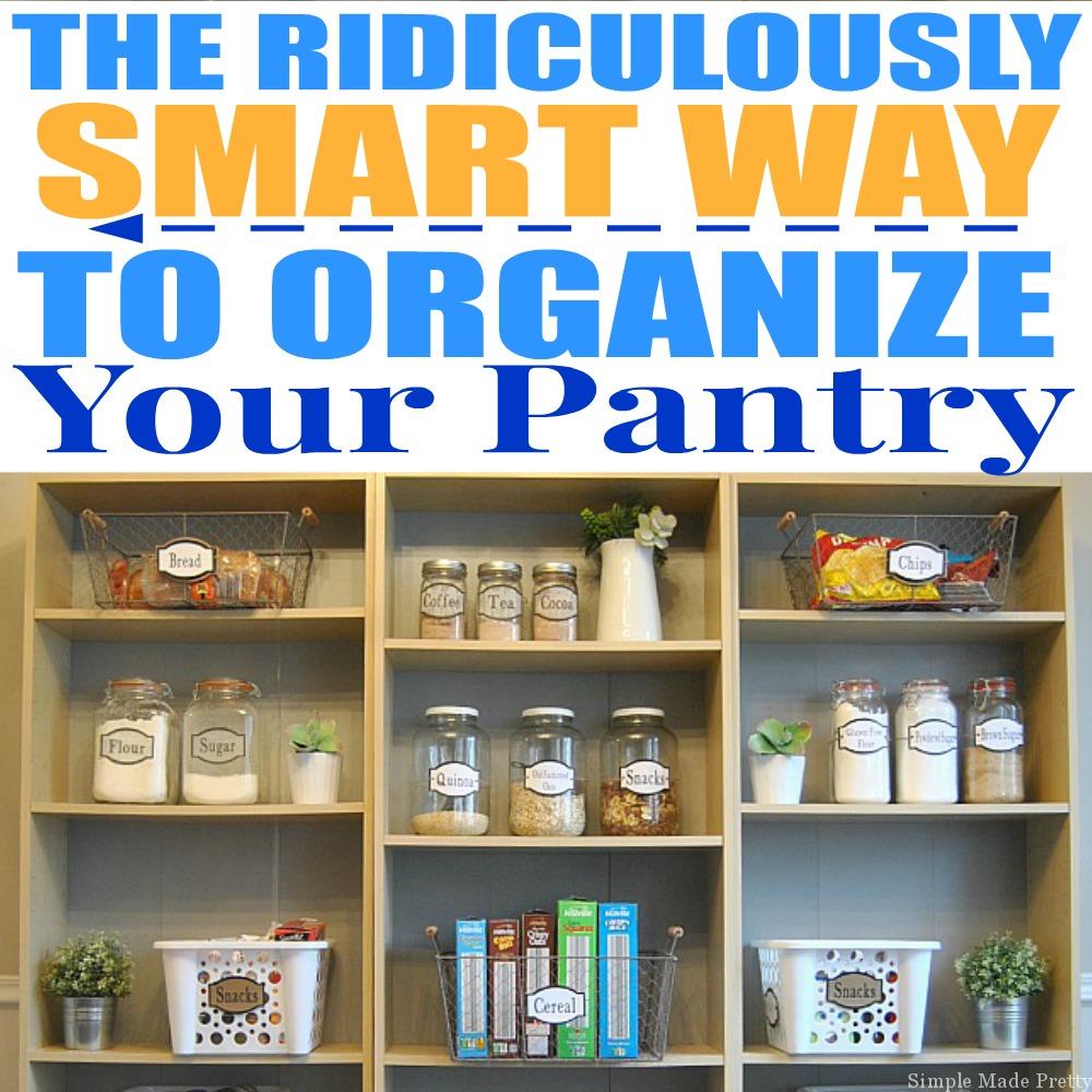 The pantry is crucial to keep organized on a regular basis, food illnesses are no joke! There is also the issue of food waste, buying unnecessary items because you already had it in your pantry but forgot about it or it’s pushed to the back and expired. According to World Food Day “In the USA, 30-40% of the food supply is wasted, equaling more than 20 pounds of food per person per month.” Let’s try to reduce our food waste by eliminating food items we do not eat or care for. Here's How to Organize and Simplify Your Kitchen Pantry. Get organized, de-clutter, kitchen organization, organize the pantry, organized kitchen, pantry labels, free printable food labels, pantry jar labels, printable labels