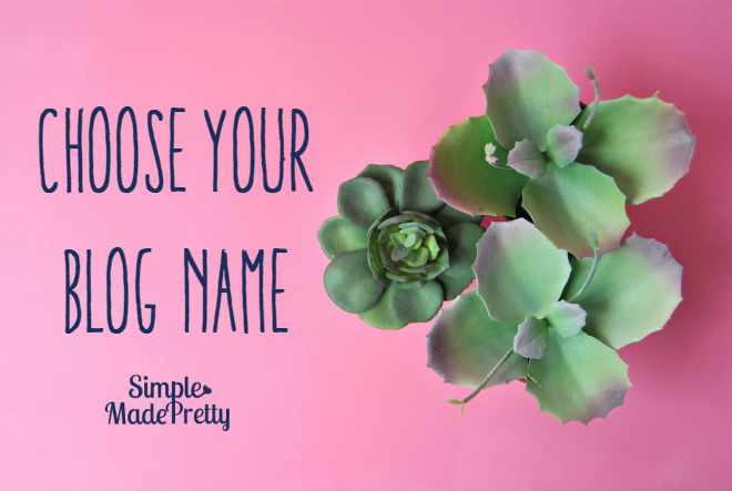 how to pick a blog name