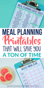 Meal Planning for Beginners - Simple Made Pretty