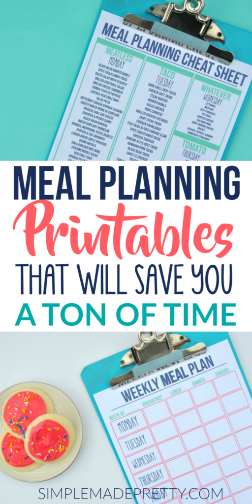 These meal planning printables are a game changer! I just love how organized I am now since I'm a a beginner at meal planning. HEr meal planning strategies have saved me so much time and money!