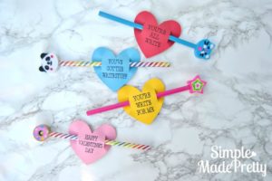 12 Free Printable Valentine's Cards for Kids Using Dollar Tree Favors ...