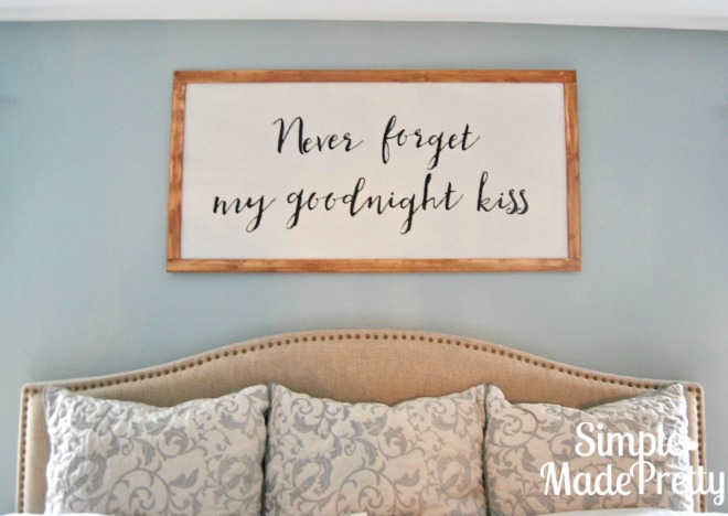 Learn how to make this DIY farmhouse style wall picture art for less than $12!