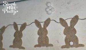 DIY Felt Easter Bunny Banner & Pillow With Free Printables - Simple ...