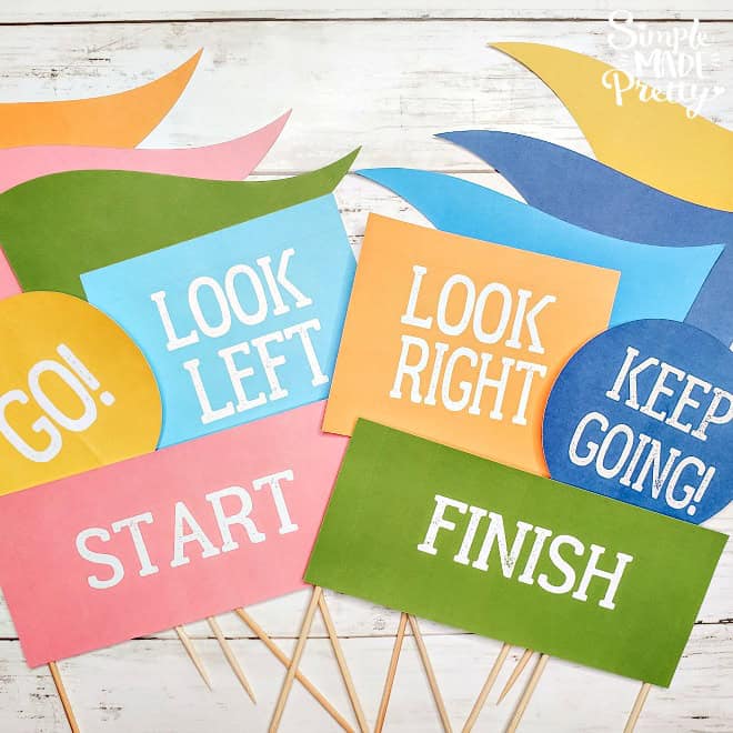 Free Printable Easter Egg Hunt Signs Simple Made Pretty 2023 