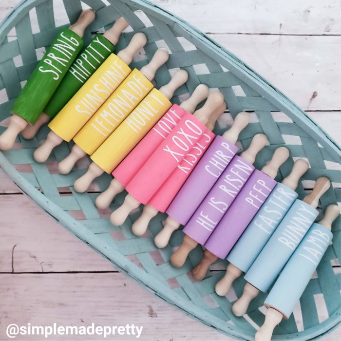 Easter mini rolling pins