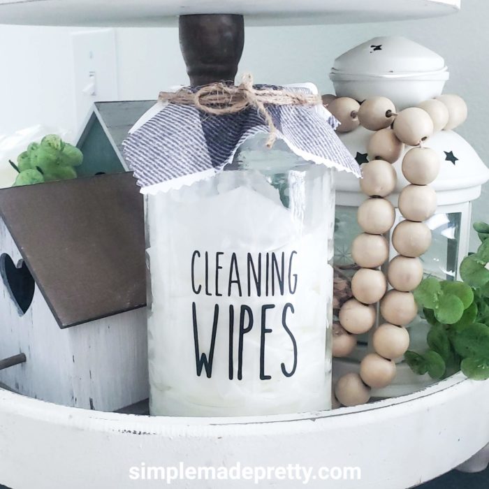 DIY cleaning wipes
