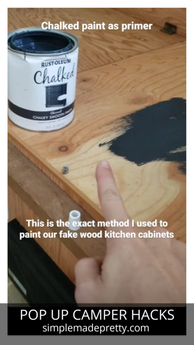 Painting Fake Wood Cabinets