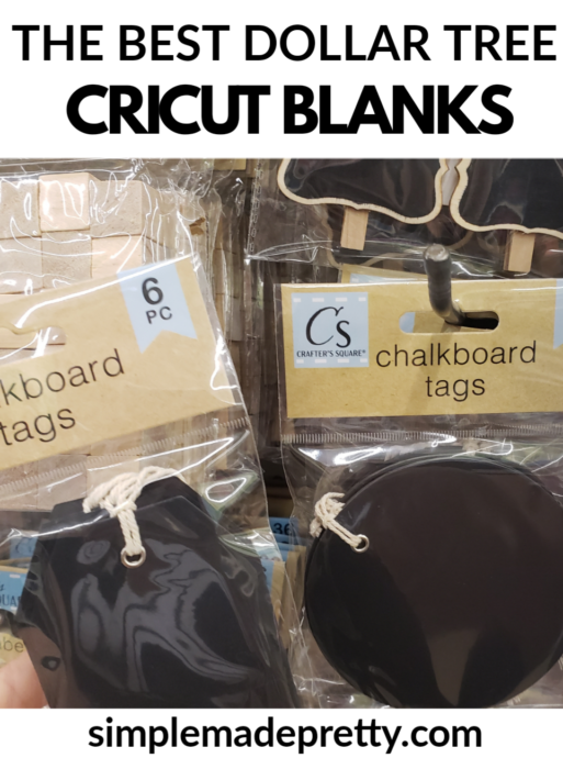 Cricut Blanks Chalkboard Tags