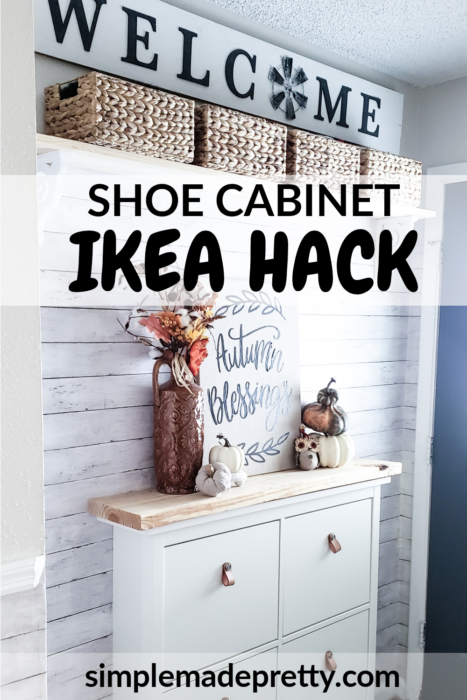 Ikea Shoe Cabinet Hack