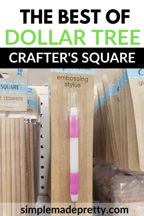 100+ Best Dollar Tree Crafter's Square Supplies - Simple Made Pretty