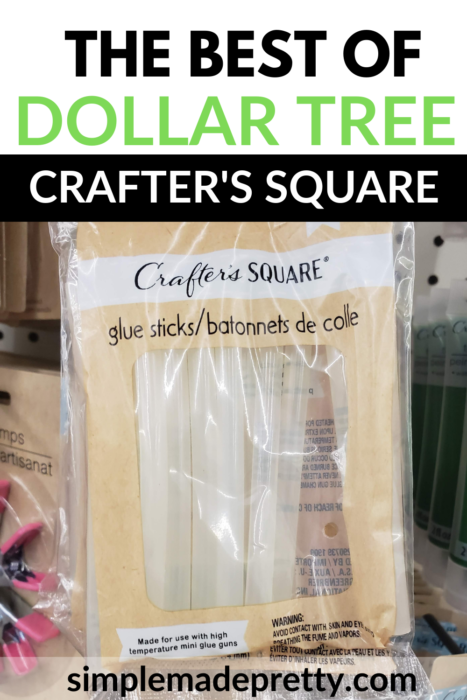 Dollar tree small glue sticks