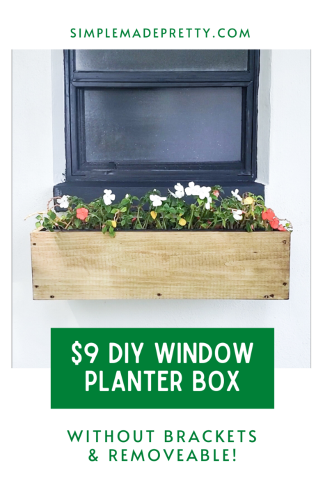 DIY window box planters