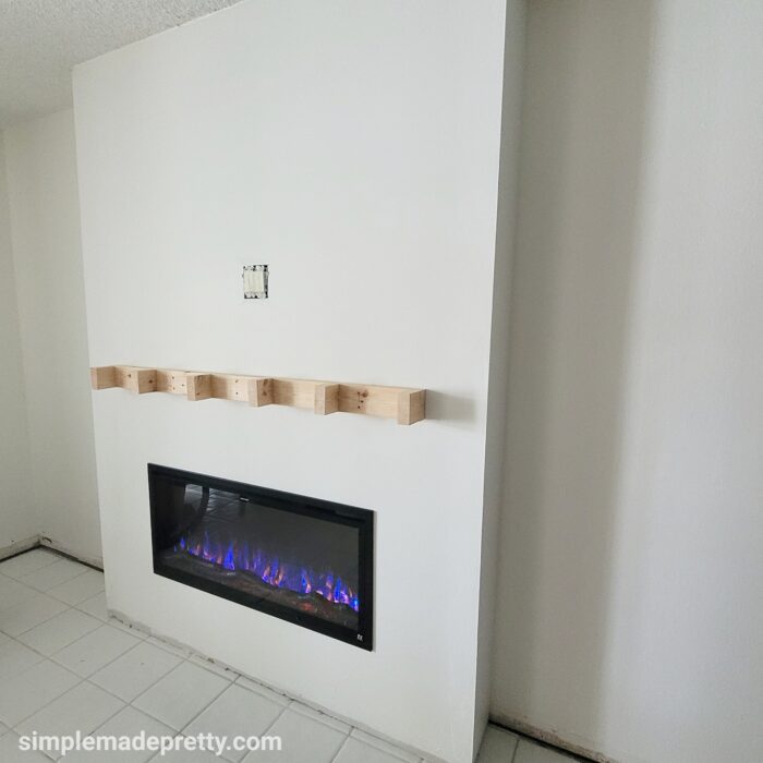 How to build a fireplace wall