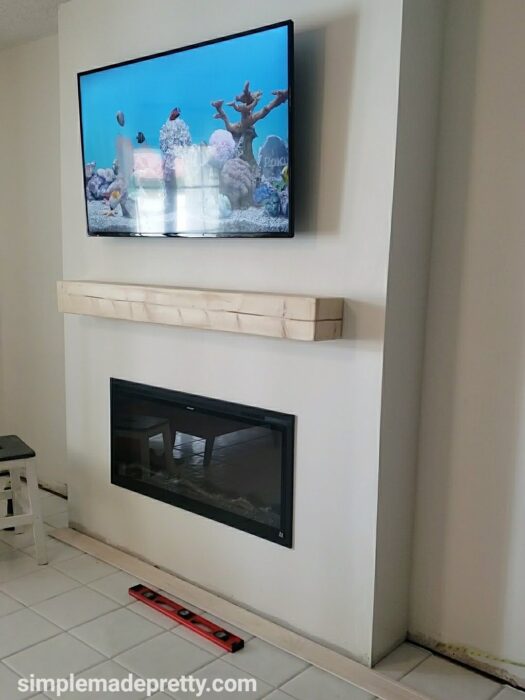How to build a fireplace wall