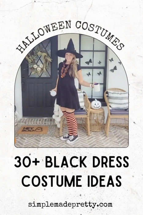 Black Dress Halloween Ideas Pinterest