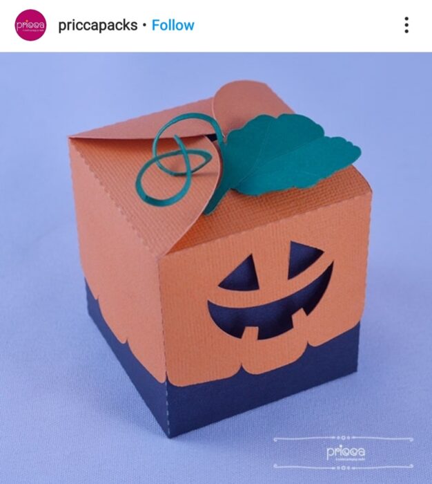 Cricut Halloween Paper Goodie Box