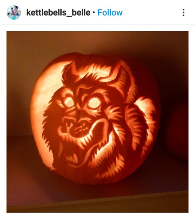 Wolf Halloween Pumpkin Carving