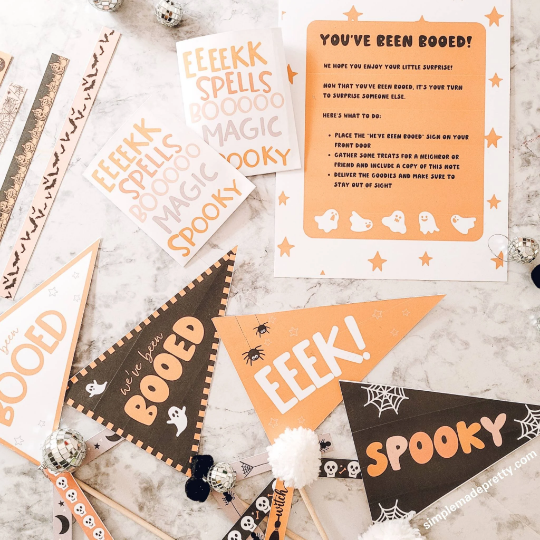 Youve Been Booed Printables Kit