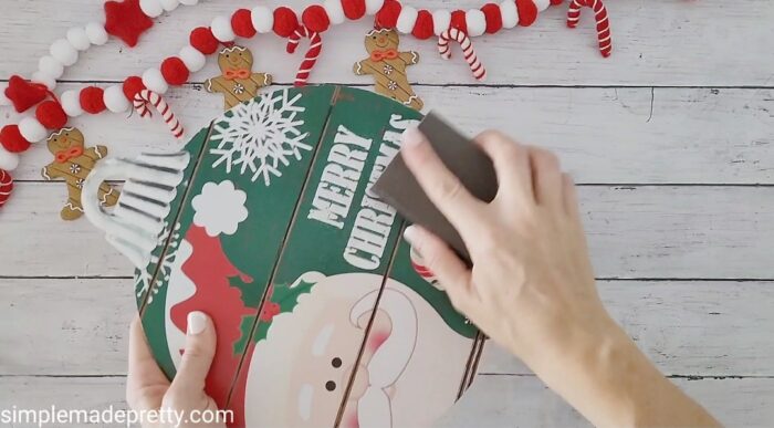 Dollar Tree DIY Christmas Letter Board ornament