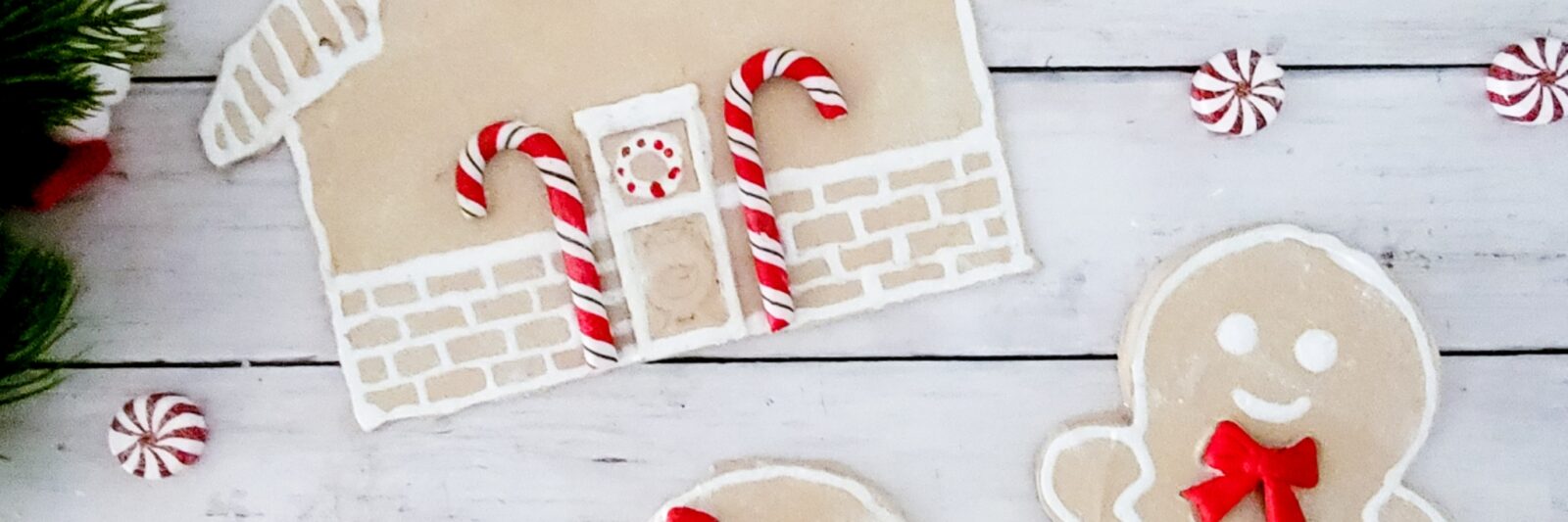 Fake Gingerbread decorations