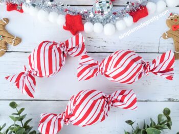 Peppermint Ornments DIY Christmas