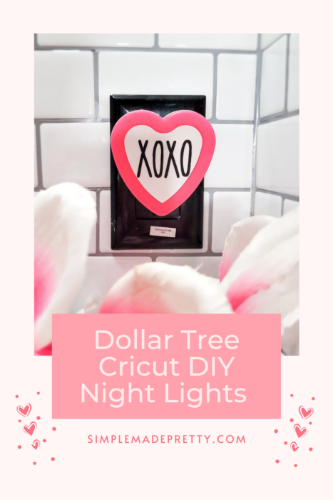 Dollar Tree Cricut DIY Night Lights (Very Easy)