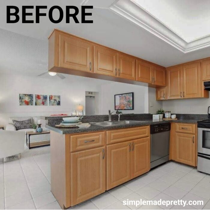 Open Kitchen remodel Before and After