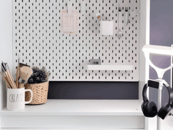 Dollar Tree Pegboard Craft Room Home Office