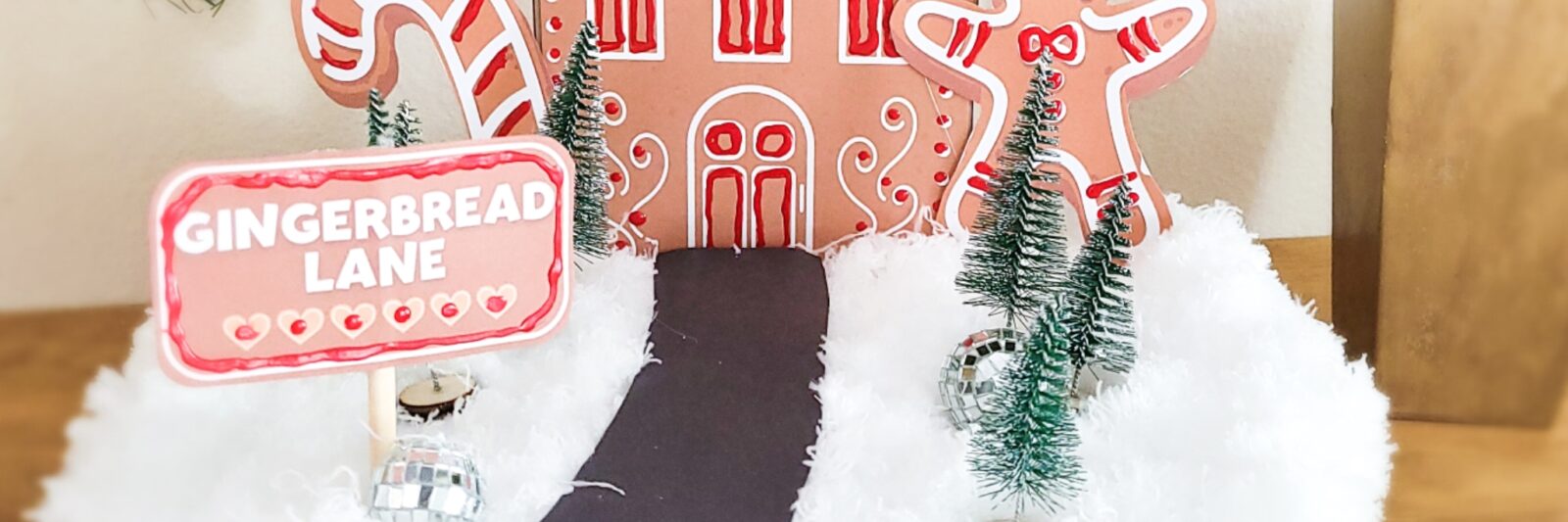 Dollar Tree Wooden House Gingerbread House