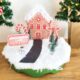 Dollar Tree Wooden House Gingerbread House