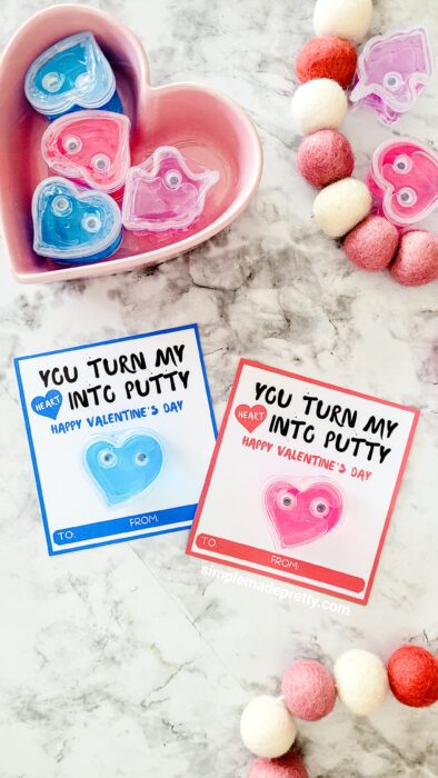 putty Valentine cards