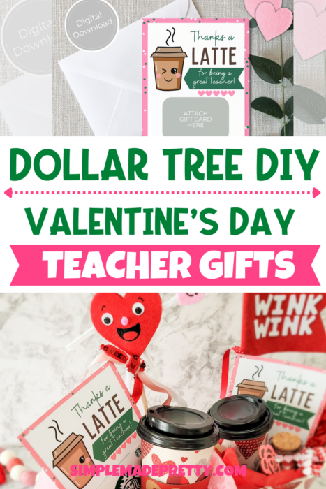 Pinterest Dollar Tree DIY Valentine's Day Teacher Gift