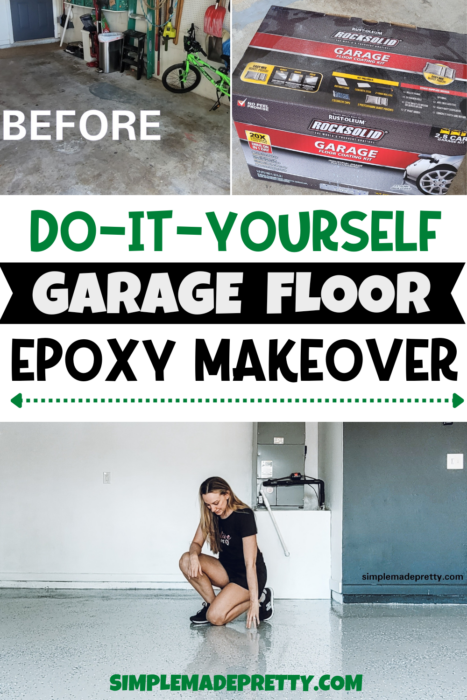 DIY garage epoxy makeover pinterest