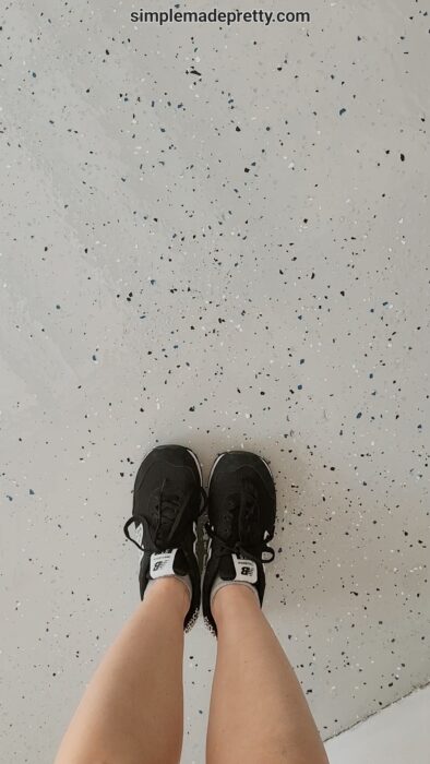 gray epoxy floor
