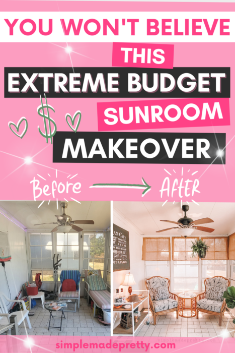 Pinterest Sunroom Makeover Ideas Before and After