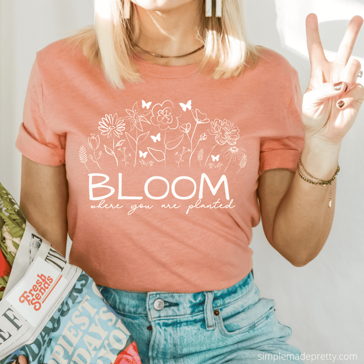 Bloom Where You Are Planted by Melanie Simple Made Pretty