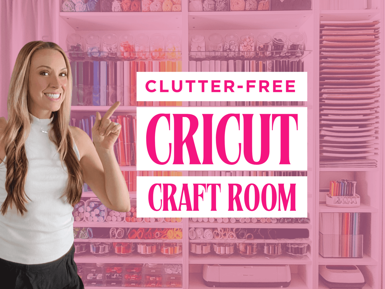 Clutter-free Cricut craft room Clutter-free Cricut craft room