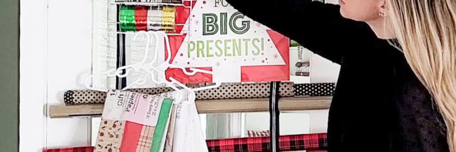 Dollar Tree DIY Gift Wrap Station for Christmas (2)