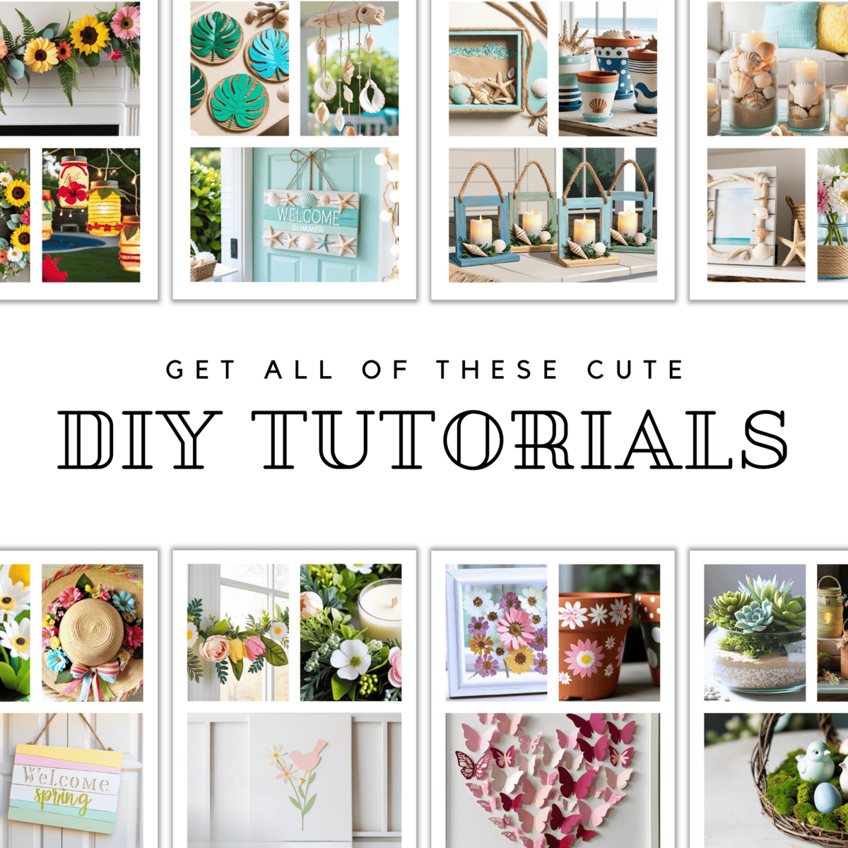 Dollar Store eBook Bundle mockup (2) pring Dollar Tree DIY Decor