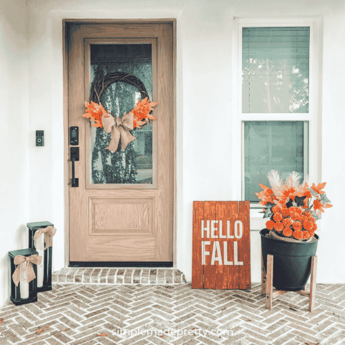 DIY Fall Front Porch Decor Under $10 - Simple Made Pretty (2026)