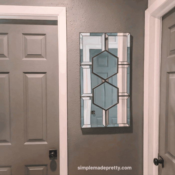 Geometric Wall Mirror (Statement Piece) 