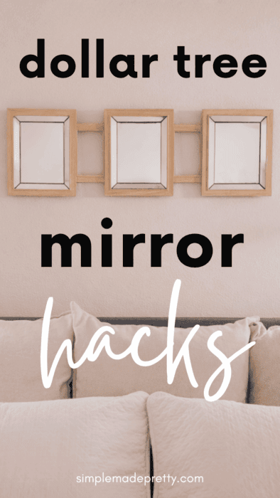 Minimal Modern Wall Mirror (Bedroom Styling)