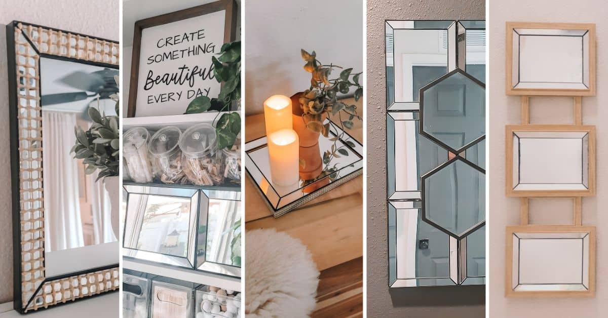 5 Dollar Tree Beveled Mirror DIY Ideas That Look High-End (Budget Friendly Home Decor) - Simple Made Pretty (2026)