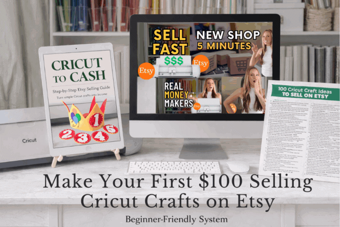 Cricut to Cash System for selling Cricut crafts on Etsy