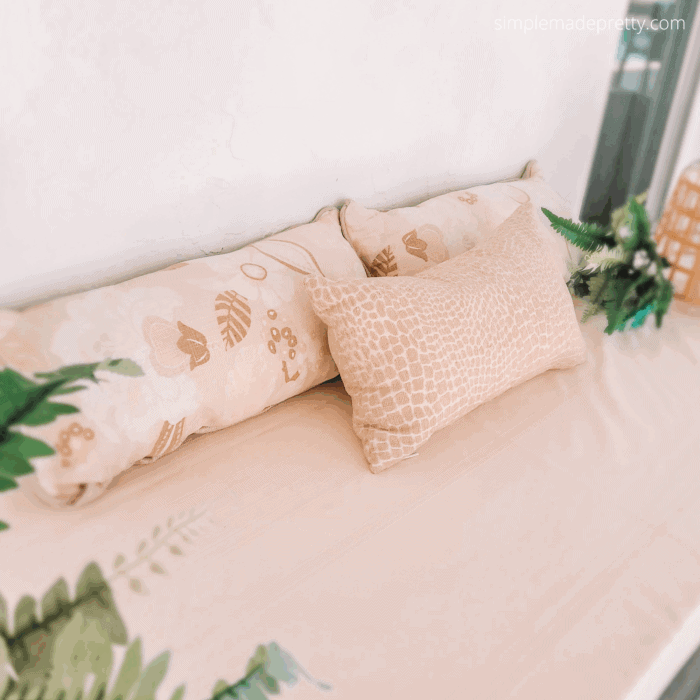 Turn One Pillow into Two Lumbar Pillows
