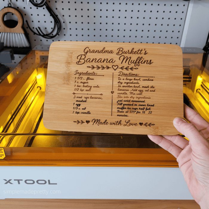 Dollar Tree Bamboo Board Ideas with xTool M2 | DIY Gifts & Etsy Products