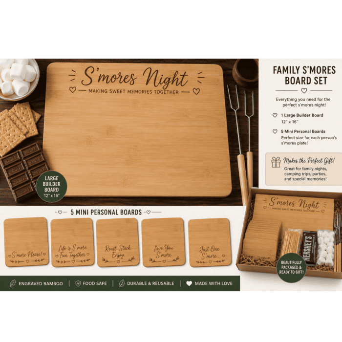 Dollar Tree Bamboo Board Ideas with xTool M2 | DIY Gifts & Etsy Products