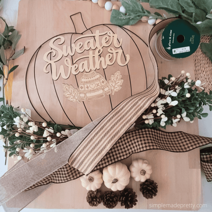 5 Dollar Tree Pumpkin Wreath Form Ideas with xTool M2